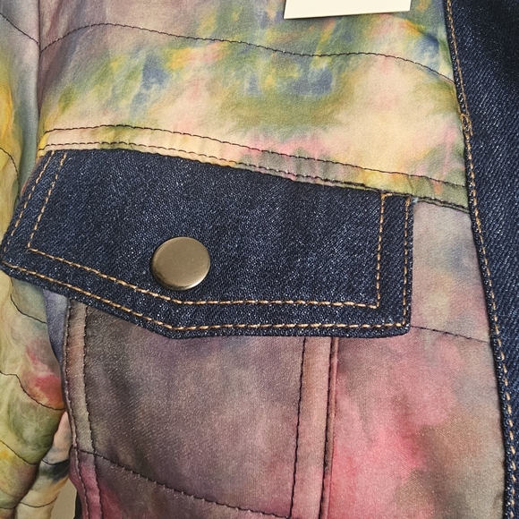 Oolala  Multicolor Tie-Dye Jean Jacket - Picture 12 of 16